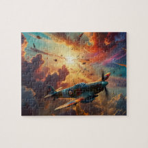 Vintage Spitfire Puzzle: Biet tillsammans Historik
