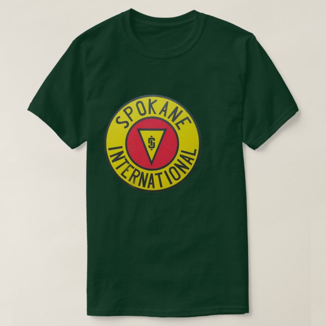 Vintage Spokane Internationell Railroad T Shirt (Design framsida)