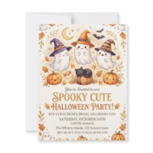 Vintage-spökslott Halloween-invitationsmall