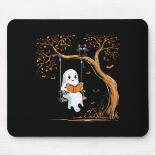 Vintage spökswing läsbok svängande Halloween Musmatta
