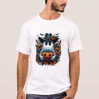 Vintage Spooky Cowboy Ghost T Shirt