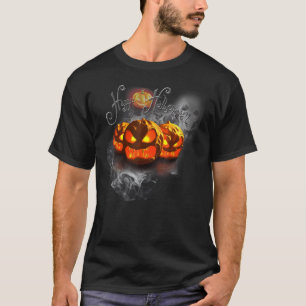Vintage Spooky Pumpkin Halloween Costume T Shirt
