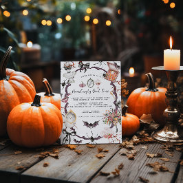 Vintage Spooky Soirée | Cottagecore Halloween Inbjudningar