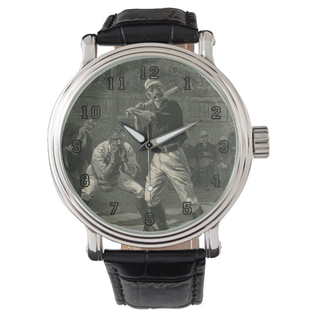 Vintage Sport, Basebollspelare av Thulstrup Armbandsur (Framsida)