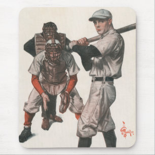 Vintage Sport Basebollspelare Musmatta