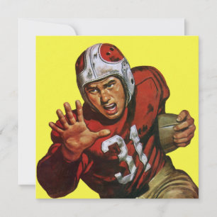 Vintage sport fotbollsspelare Running Back nr 31