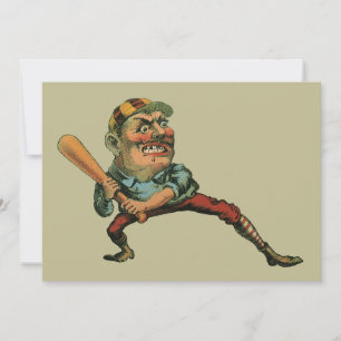 Vintage Sport, Ilsken Basebollspelare Slagman