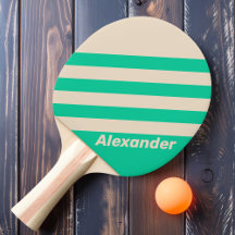 Vintage Sport Mint Ränder med Namn