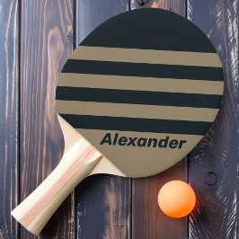Vintage Sport Ökenränder med namn Pingisracket