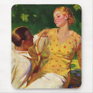 Vintage Sport Tennis, Kärlek och Romantik Musmatta