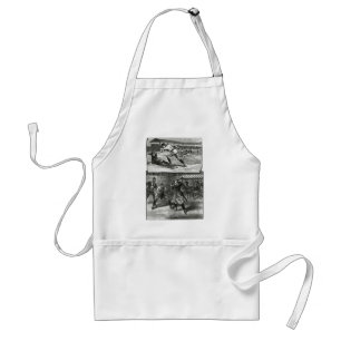 Vintage Sport, Victorian Women's Basebollag Förkläde