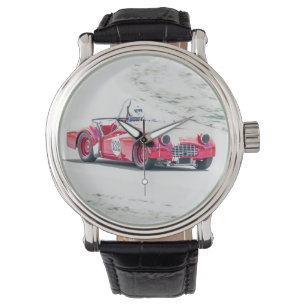 Vintage sportbilstävling armbandsur