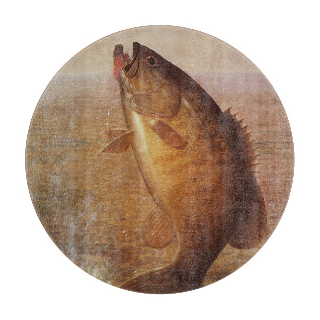 Vintage Sportfiske, Largemouth Brown Bass Fish (Framsidan)