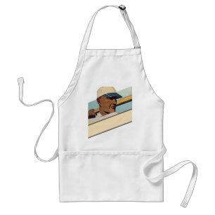 Vintage Sports Baseball Batter, Styliserad konst Förkläde