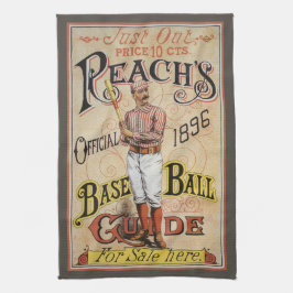 Vintage Sports Baseball, Reach's Guide Cover Art Kökshandduk