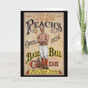Vintage Sports Baseball, Reach's Guide Cover Art Kort