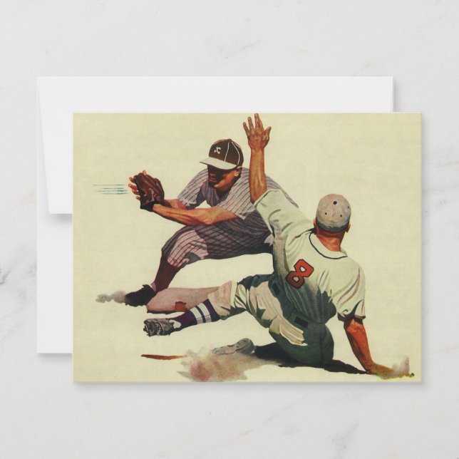 Vintage Sports Baseball, spela in i hemmet (Framsida)