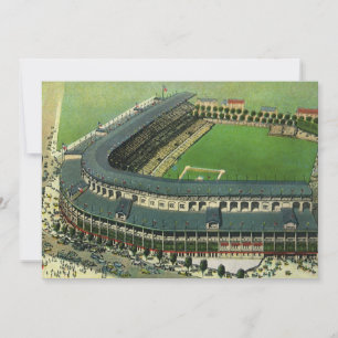 Vintage Sports Baseball Stadium, flygvy
