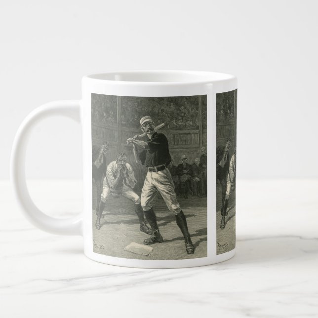 Vintage Sports, Basebollspelare av Thulstrup Jumbo Mugg (Vänster)