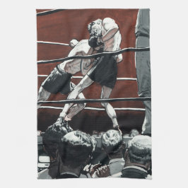 Vintage Sports Boxing, Boxers Fiat i Ring Kökshandduk