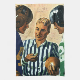 Vintage Sports, Football Referece Toss Kökshandduk