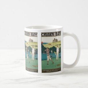 Vintage Sports Golf i Skottland, Golfers Golfing Kaffemugg