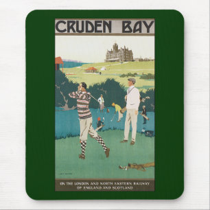 Vintage Sports Golf i Skottland, Golfers Golfing Musmatta