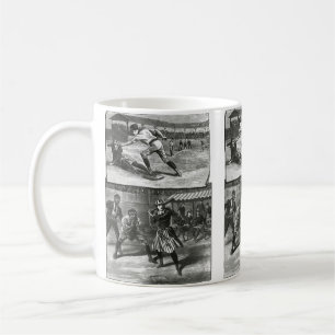 Vintage Sports, Victorian Women's Baseball Teams Kaffemugg