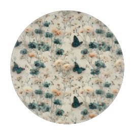 Vintage Spring Flowers and Butterflies