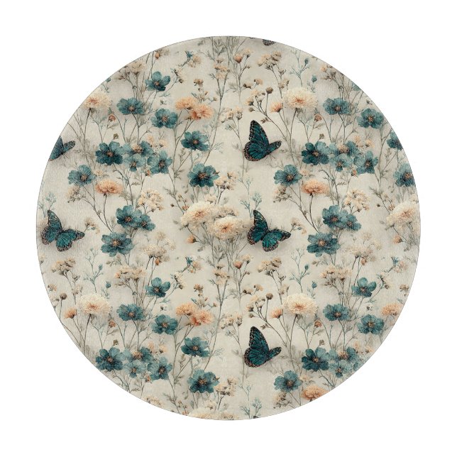 Vintage Spring Flowers and Butterflies (Framsidan)