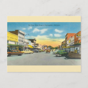 Vintage Springdale Arkansas Postcard Vykort