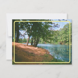 Vintage Springtime Sjö vykort