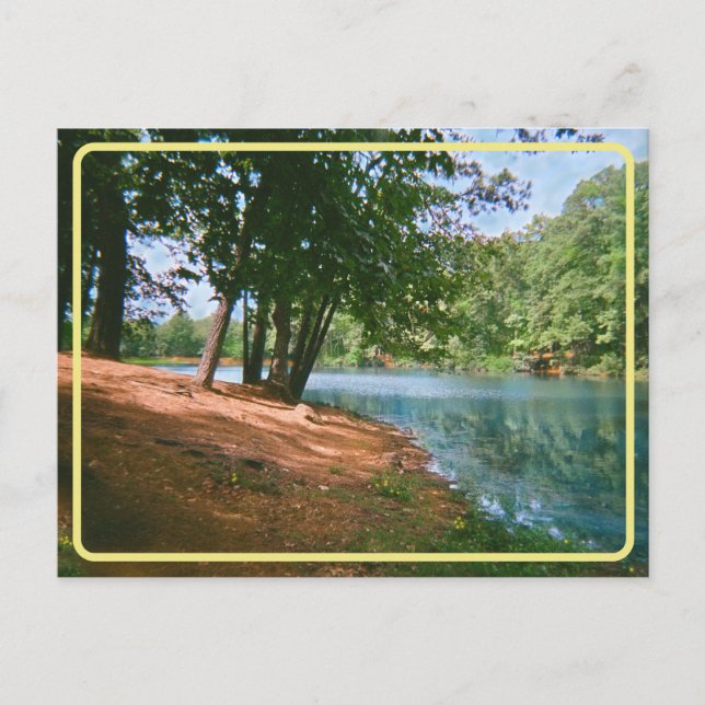 Vintage Springtime Sjö vykort (Framsida)