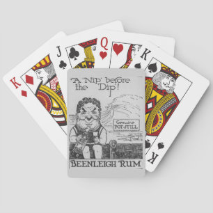 Vintage Sprit Tecknad Casinokort