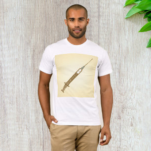 Vintage Spruta Medicinsk sjukvårdsketch T Shirt