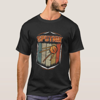 Vintage Sputnik Space Satellite Russian Sovjetunio T Shirt