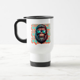 Vintage Squatch Retro Stil Serietidning Popkonst Resemugg