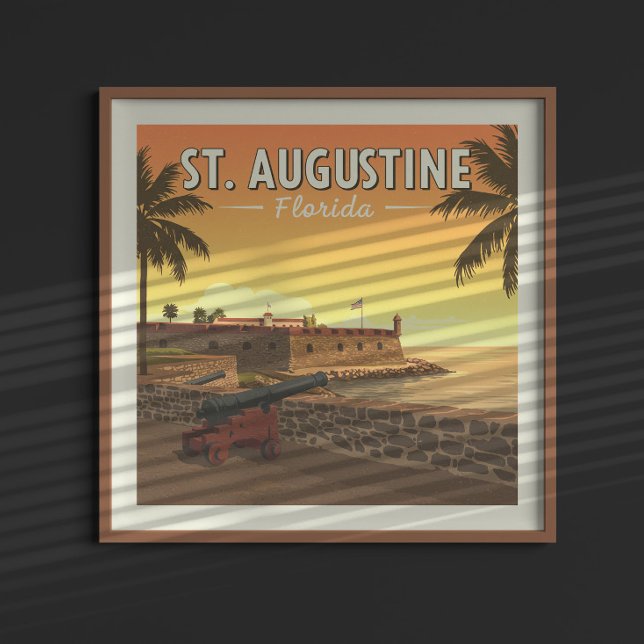 Vintage St. Augustine Florida Poster (Skapare uppladdad)