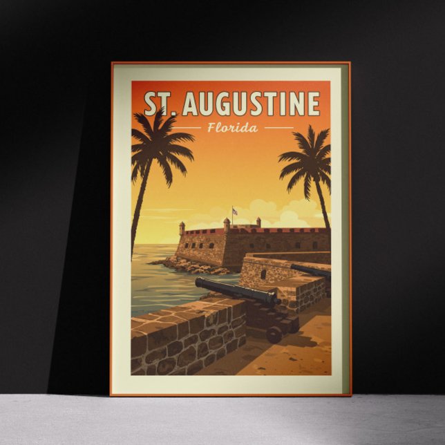 Vintage St. Augustine Florida Poster (Skapare uppladdad)