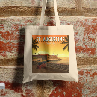 Vintage St. Augustine Florida Tygkasse