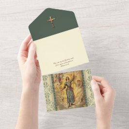 Vintage St. Joan of Arc Religiösa Scripture