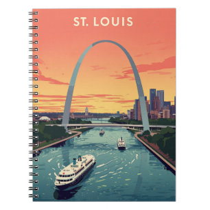 Vintage St. Louis Anteckningsbok