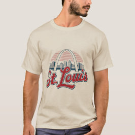 Vintage St. Louis Gateway Arch, ikonisk stolthet T Shirt