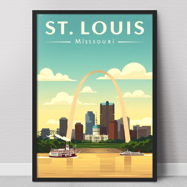 Vintage St. Louis Missouri  Poster (Skapare uppladdad)