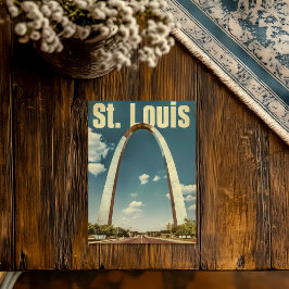 Vintage St. Louis-resemalj Vykort