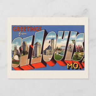 Vintage St Louis Vykort