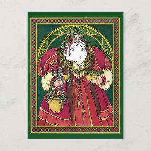 Vintage St Nicholas Post Card Helg Vykort