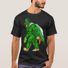 Vintage St patricks day Bigfoot Sasquatch Irish T Shirt