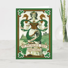 Vintage St. Patrick's Day Card Helgkort