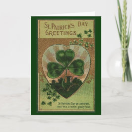 Vintage St. Patrick's Day Card Kort